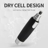Electric Nose Hair Trimmer Men Women Ear Razor Removal Shaving Tool Face Care Nose Hair Trimmer (Not Including Battery)