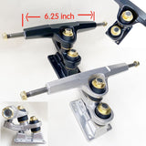 S6 Meraki Land Surf Skateboard Trucks 6.25Inch Double Kingpin Skateboard Rear Trucks Gravity Casting SHR Bushings
