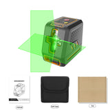 2 Lines Laser Level Green/Red Beam Self Leveling Horizontal Vertical Cross-Line Meter with Pulsing Mode Powerful Laser Beam Line