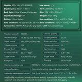 KKMOON DS0120M Professional Digital Oscilloscope 120MHz Bandwidth 500MSa/s Sampling Rate Digital Oscilloscope with Backlight