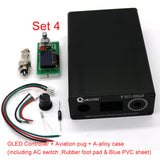 T12 STC-OLED soldering Station iron DIY parts kits T12-952 Digital Temperature Controller Soldering iron with Metal case