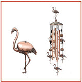 Metal pipe wind chime pendant outdoor pastoral style retro brass bell animal pendant gift kids room decoration kawaii room decor