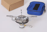 Outdoor Disc Burner Integrated Gas Stove Head Highfire Stainless Steel Manual Ignition Camping Equipment