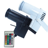 BEIAIDI Remote Control 10W DJ LED Pinspot Light Disco DJ KTV Wedding Party Reflective Mirror Ball RGB Spot Light Stage Lighting