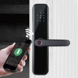 Smart Lock Core Cylinder Intelligent Security Door Lock Encryption Fingerprint Unlock With Keys IC Card Work With Smart Life App