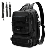 Fishing Tackle Backpack Storage Bag Outdoor Shoulder Backpack Water-Resistant Fishing Gear Bag Cross Body Sling Bag fishing bag