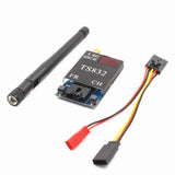 48Ch 5.8G 600Mw 5Km Wireless AV Transmitter TS832 Receiver RC832 For FPV Multicopter RC Aircraft Quadcopter Black