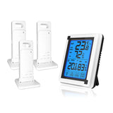Wireless Thermometer / Weather Station Digital Hygrometer Temperature Humidity Monitor with Forecast Sensor Magnetic Holder