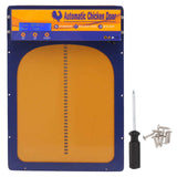 Automatic Chicken Coop Door with Timer Aluminum Alloy LED HD Display Battery Powered Auto Chicken Door Farm Chicken