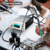 T210 Soldering Station PK T12 solder rework station Soldering with 1 tip 1s heat Portable Welding Tools