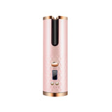 Cordless Automatic Rotating Hair Curler USB Rechargeable Curling Iron LCD Display Temperature Adjustable Hair Curler RollersTool