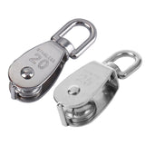 25Mm Rotatable Stainless Steel Wire Rope Single Sheave Pulley Scooter &amp; Steel Wire Pulley Stainless Steel M20 Heavy Duty Steel S