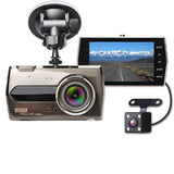 Car Video Recorder Dash Cam Dual Lens HD 1080P Auto Digital 4'' IPS Screen DVR Camera G-Sensor WDR Car DVRS Dashcam Camera