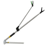 Foldable Fishing Rod Bracket Rack Pole Stand Holder Adjustable Flexible Stainless Steel Support Double Rods Fishing Tool  X208G