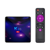 K10 Smart TV Box 4K 8K HD Android 9.0 Media Player 4GB Bluetooth 2.4G/5G Wifi 4.1 Set Top Box