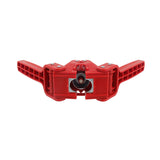 Red Twin Lever Hand Bottle Capper High-Strength Nylon For Standard 26mm Crown Caps