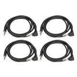 4Pcs High Quality AUX Cord 3.5mm Male to Male Auxiliary Sound Cable for Car Home Stereos Headphone Speaker