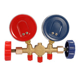 Refrigerant Manifold Gauge Set Air Conditioning Tools with Hose and Hook for R12 R22 R404A R134A