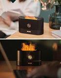 180ML USB Essential Oil Diffuser Simulation Flame Ultrasonic Humidifier Home Office Air Freshener Fragrance Sooth Sleep Atomizer