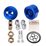 Male Sandwich Fitting Adapter Kit 3/4-16 M20 x1.5 Oil Filter Cooler Sandwich Oil Filter Relocation