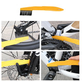 6pcs Professional MTB Mountain Road Bike Cleaning Tools Set Portable Tire Chain Crankset Gap Wheel Cleaner Brush