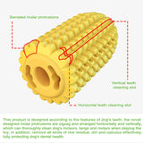 Rubber Dog Chew Toys Cotton Rope Corn Dog Toy Pet Toothbrushes Brushing Stick Puppy Popular Toys Safe Elasticity Pet Supplies