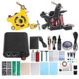 Complete Tattoo Kit Practice Skin Coil Tattoo Machine for Beginner for Tattoo Salon