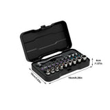 Multifunctional Ratchet Screwdriver Set Precision Wrench Tool With Detachable Handle Multiple Combinations Design