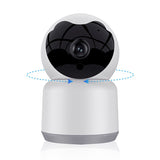 Pan Tilt Wifi Security Camera Tuya Smart 2MP Two-Way Audio Night Vision Works For Alexa &amp; Google Assistant