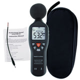 Sound Meter 30dB-130dB Compact with High Accuracy Measuring Professional Sound Level Meter with Backlit Display and Noise Detect