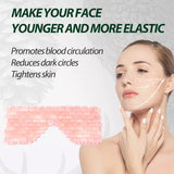 Natural Gemstone Bead Jade Sleep Mask Rose Quartz Amethyst Eye Mask Promote Relaxation Gua Sha Body Massage Tool For Health Care