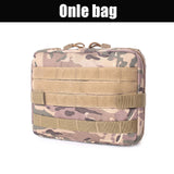 Outdoor Molle Tactical Pouch Army EDC Bag Camping Men Military Utility Backpack SOS Medical Kit Bag Army Hunting Waist Belt Pack