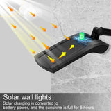 2Pack Solar Lights 36 LED IP65 Waterproof Outdoor Security Night Light,Wireless Wall Lamp for Garden, Fence, Gate Garage
