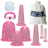 4/9pcs Set Vacuum Silicone Cupping Cup Anti Cellulite Cupping Massage Dehumidification Suction Cup Face Body Massage Pain Relief