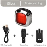 5 Modes Smart Brake Sensor Bicycle LED Taillight Bike Rear Night Light Lantern Bicycle Lights Bicycle Accessories
