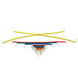 Jumper Wire Kit Preformed Breadboard Jumper Cable Set 14 Lengths Assorted Jumper Lines for Breadboard Prototyping Circuits