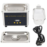 GTSONIC 800ml Ultrasonic Cleaner Bath Timer Jewelry Brush Glasses Manicure Stones Cutters Dental Razor Parts Ultrasound Sonic