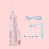 Professional Oral Irrigator USB Rechargeable Water Flosser Portable 3Models 300ML Water Tank Waterproof Teeth Cleaner Water Jet
