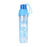 Transparent Umbrellas For Protect Against Wind And Rain Clear Sakura 3 Fold Umbrella Clear Field Of Vision Household Rain Gear