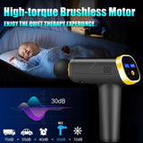 Massage Gun Deep Tissue Percussion Muscle Massager For Pain Relief 20 Speeds LCD Touch Display Fascia Gun Electric Body Massage