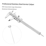 Stainless Steel Vernier Caliper 0-150mm Sliding Gauge Measurement Tool Inside Outside Depth Step Micrometer Measuring