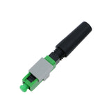 100PCS FTTH SC APC FTTH pre-bur fiber optic quick connector SC APC FTTH Fiber Optic Fast Connector SC Connector Free shipping