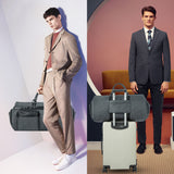 45L Carry-on Duffel Bag Large Travel Sports Business Bag Multiple Pockets Backpack Garment Suit Dress Bag with Shoe Compartment