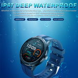 QS29 Sports Smart Watch Bluetooth Call IP67 Men Women Smartwatch Real Body Temperature Blood Oxygen Pressure For Huawei Phone
