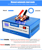 Car Battery Charge Tool 12-24V 12A  Full Automatic Battery Charger 130W with Pulse Repair for 6AH-200AH Dry Wet Batteries