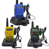 Baofeng walkie talkie uv-5r dualband two way radio VHF/UHF 136-174MHz &amp; 400-520MHz FM Portable Transceiver with earpiece