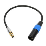 XLR Male to Mini XLR Female Cable Professional 3 Pin XLR Cable Adapter for Camera Mixer Microphone Recorder