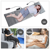 Cervical Massager Pad Electric Heating Vibrating Back Massagee Chair Home Office Neck Waist Back Multifunctional Massage Cushion