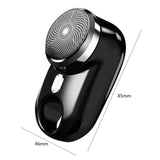 Mini Electric Shaver Beard Trimmer Razor Portable Mini Shaver Low Noise Power Display USB Rechargeable Shaver For Men Razor