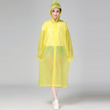 Fashion EVA Women Raincoat Thickened Waterproof Rain Coat Women Clear Transparent Camping Waterproof Rainwear Suit